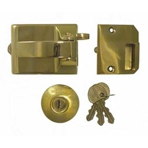 Ingersoll SC71 Polished Chrome Cylinder Rim Front Door Lock